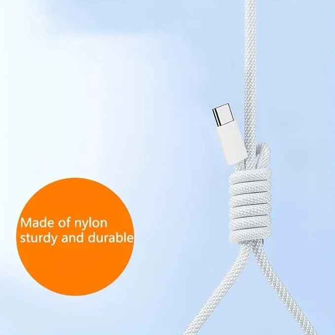 USB C Type-C Cable compatible with iPhone 15 Pro Max, 16 Pro Max, Fast Charging, Charger Accessories, 15 Plus, 16, Plus 60W (1M) - Image 2